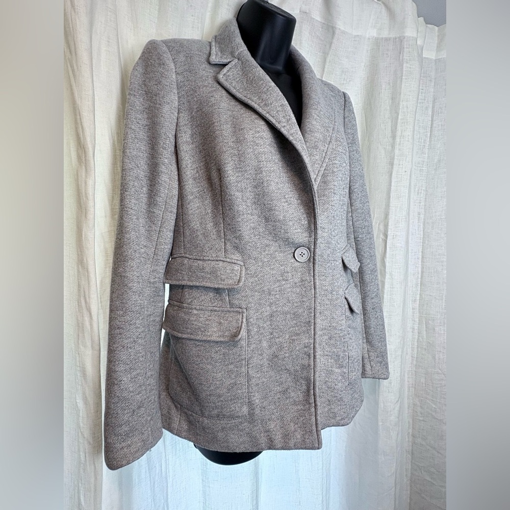 Calvin Klein  Soft Cotton Heather Gray Blazer